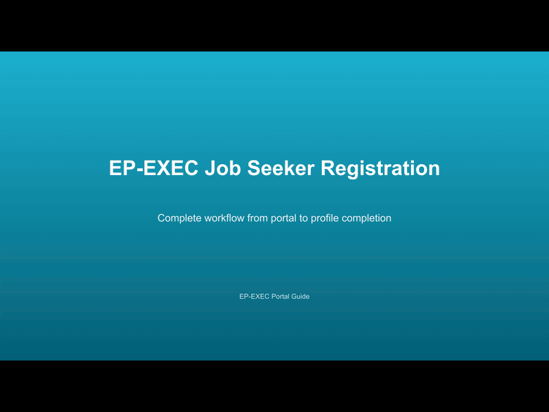 EP-EXEC Registration Process